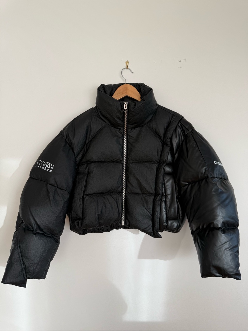 MM6 Maison Margiela Black CHENPENG Edition Down Jacket